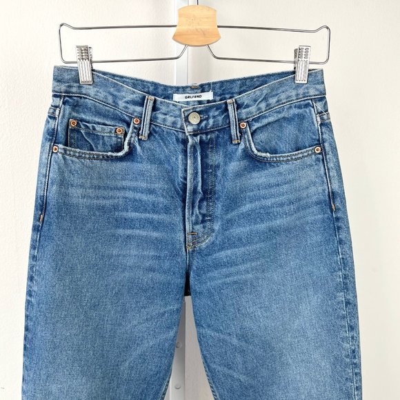 GRLFRND Karolina Jeans Green Eyed Lady Wash Button Fly Blue 27 - Picture 5 of 9